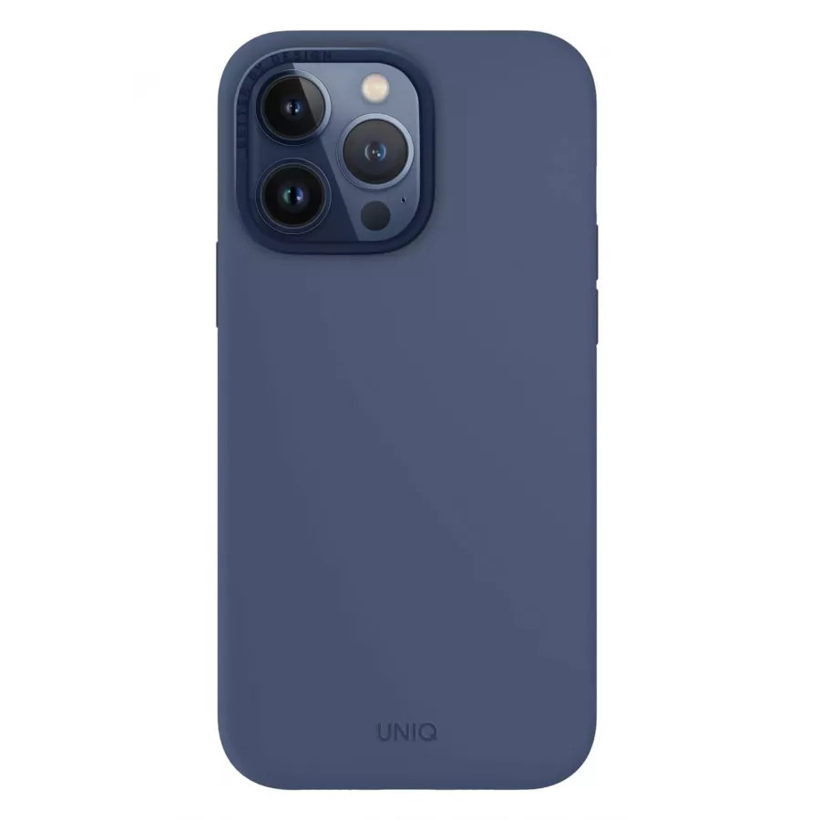 Купить Чехол Uniq LINO (Magsafe) для iPhone 15 Pro Max, Blue в Сочи. Вид 2