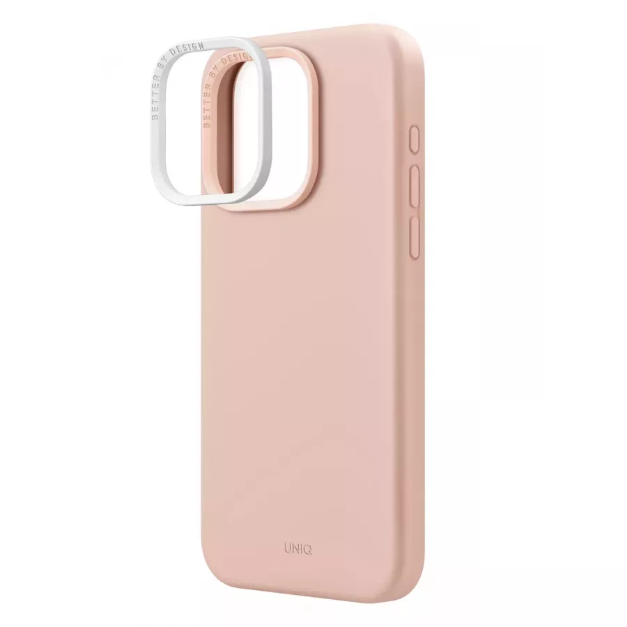Купить Чехол Uniq LINO (Magsafe) для iPhone 15 Pro Max, Pink в Сочи. Вид 1