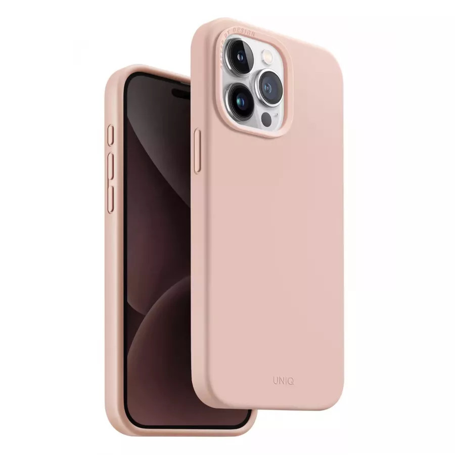 Купить Чехол Uniq LINO (Magsafe) для iPhone 15 Pro Max, Pink в Сочи. Вид 3