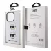 Купить Чехол Lagerfeld Liquid silicone NFT Karl and Choupette heads Hard для iPhone 15 Pro, черный в Сочи. Вид 5