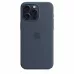 Купить Оригинальный силиконовый чехол Apple Silicone Case (MagSafe) для iPhone 15 Pro Max, storm blue в Сочи. Вид 2