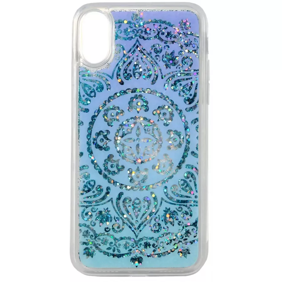 Купить Чехол iCover Hard Sparkle (Liquid) White Lace для iPhone X в Сочи. Вид 1