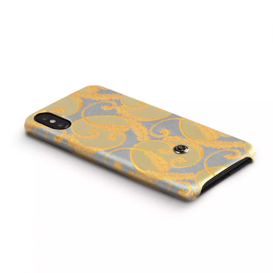 Купить Чехол Revested Silk collection для iPhone X/XS - Gold of Florence в Сочи. Вид 4