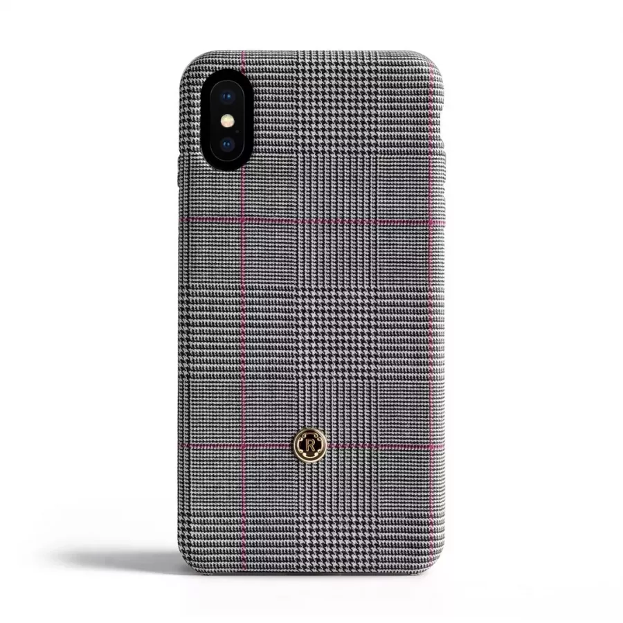 Купить Чехол Revested Timeless Hard для iPhone X/XS - Prince of Wales Grey в Сочи. Вид 1