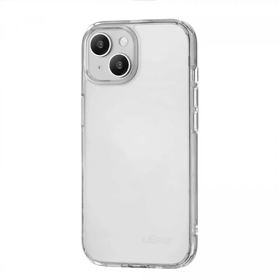 Купить Чехол uBear Real Case для iPhone 15, усиленный, текстурир.,прозрачный в Сочи. Вид 1