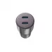 Купить Автомобильное зарядное устройство EnergEA Aludrive D60, 2USB-C PD/PPS (total 66W) Aluminium Gunmet в Сочи. Вид 3