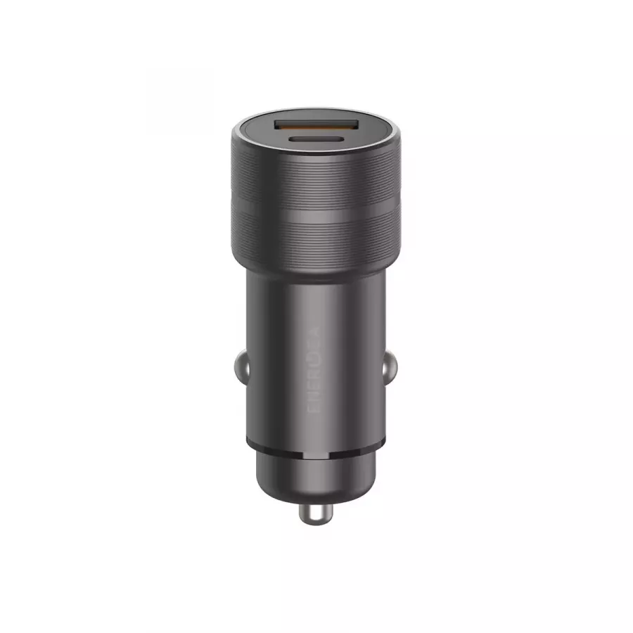 Купить Автомобильное зарядное устройство EnergEA Alu drive PD20+, USB-C PD20 +USB-A QC3.0 (total 38W), Aluminium, темно-серый в Сочи. Вид 1