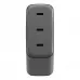 Купить Зарядное устройство EnergEA Ampcharge Gan100, 3USB-C, PD/PPS, 100W, черный в Сочи. Вид 5