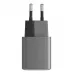 Купить Зарядное устройство EnergEA Ampcharge GaN35, USB-C PD35 + USB-A QC30 total 35W, Gunmetal в Сочи. Вид 4