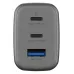 Купить Зарядное устройство EnergEA Ampcharge GaN65, 2USB-C + USB-A PD/PPS/QC30 total 65W, серый в Сочи. Вид 3