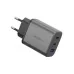Купить Зарядное устройство EnergEA Ampcharge GaN65, 2USB-C + USB-A PD/PPS/QC30 total 65W, серый в Сочи. Вид 5