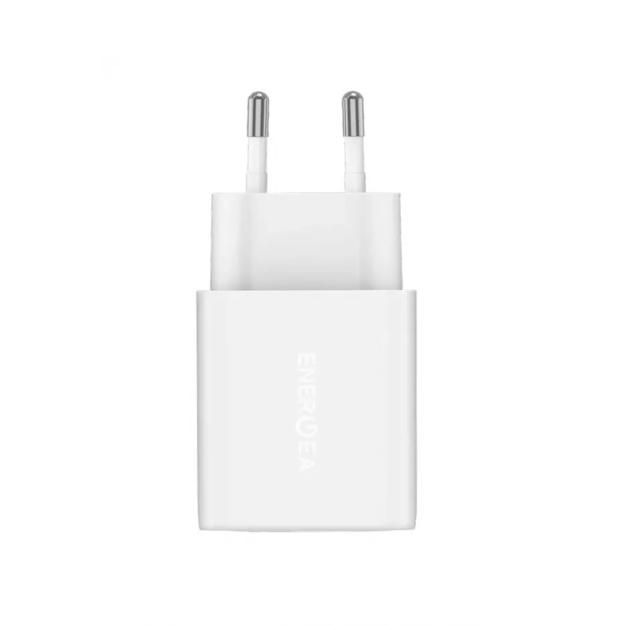 Купить Зарядное устройство EnergEA Ampcharge PS33 Pro, USB-C PD20W +USB-A 22.5W, PPS 33W, белый в Сочи. Вид 4