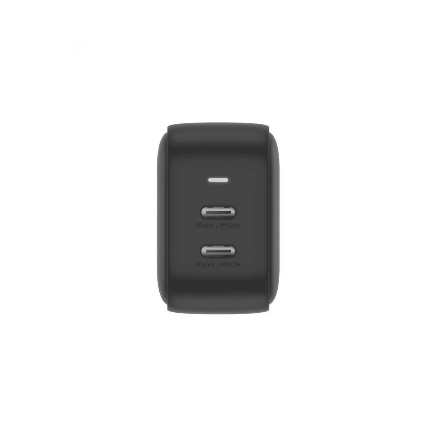 Купить Зарядное устройство EnergEA Travelite Gan45, 2USB-C, PD/PPS, 45W, черный в Сочи. Вид 3