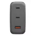 Купить Зарядное устройство EnergEA Ampcharge Gan100, 2USB-C + USB-A PD/PPS/QC3.0, 100W, черный в Сочи. Вид 4