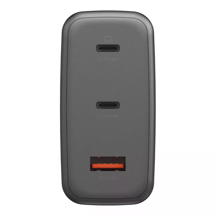 Купить Зарядное устройство EnergEA Ampcharge Gan100, 2USB-C + USB-A PD/PPS/QC3.0, 100W, черный в Сочи. Вид 4