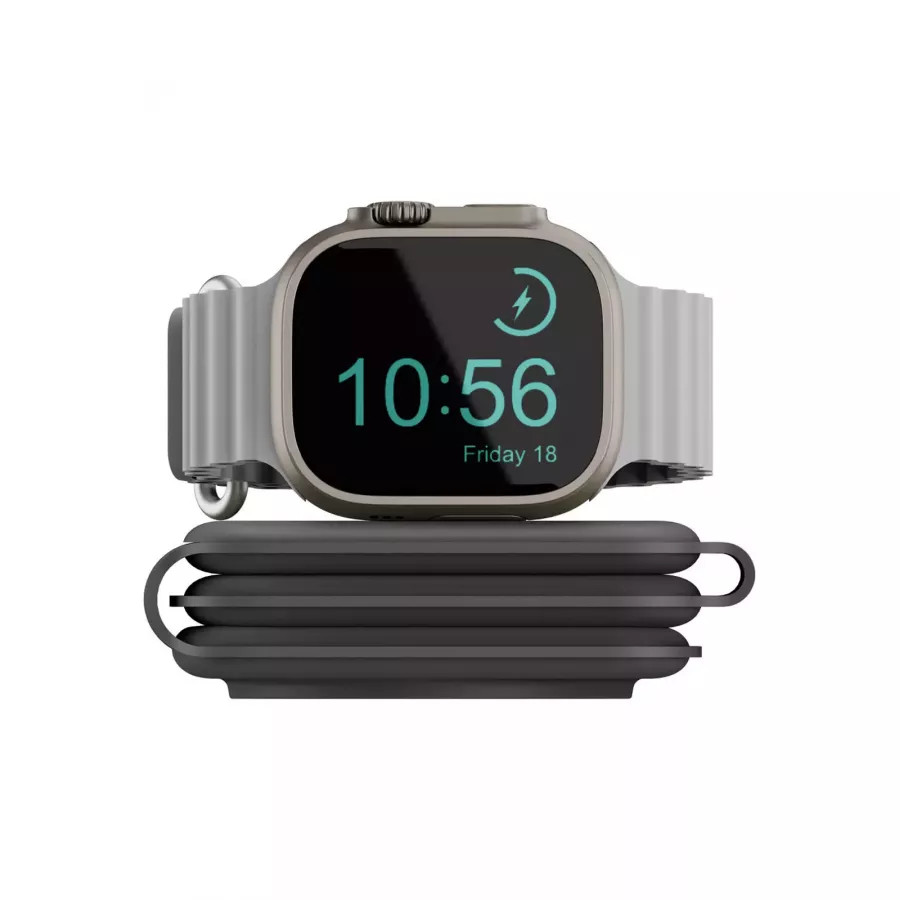 Купить Беспроводное зарядное устройство EnergEA Bazic GoMag Trio PLUS magnetic wireless foldable 15W, серый в Сочи. Вид 4