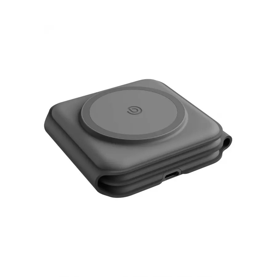 Купить Беспроводное зарядное устройство EnergEA Bazic GoMag Trio PLUS magnetic wireless foldable 15W, серый в Сочи. Вид 5