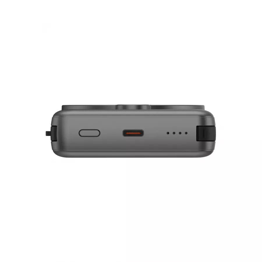 Купить Внешний аккумулятор EnergEA MagPac PRO Plus, 10000W Magnetic wireless Magsafe QI2 15W USB-C+A 20W with cable and stand, темно-серый в Сочи. Вид 5