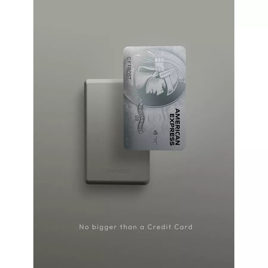 Купить Внешний аккумулятор EnergEA AluPack mini 5K, 5000W Magnetic wireless 15W USB-C 20W, натуральный в Сочи. Вид 7