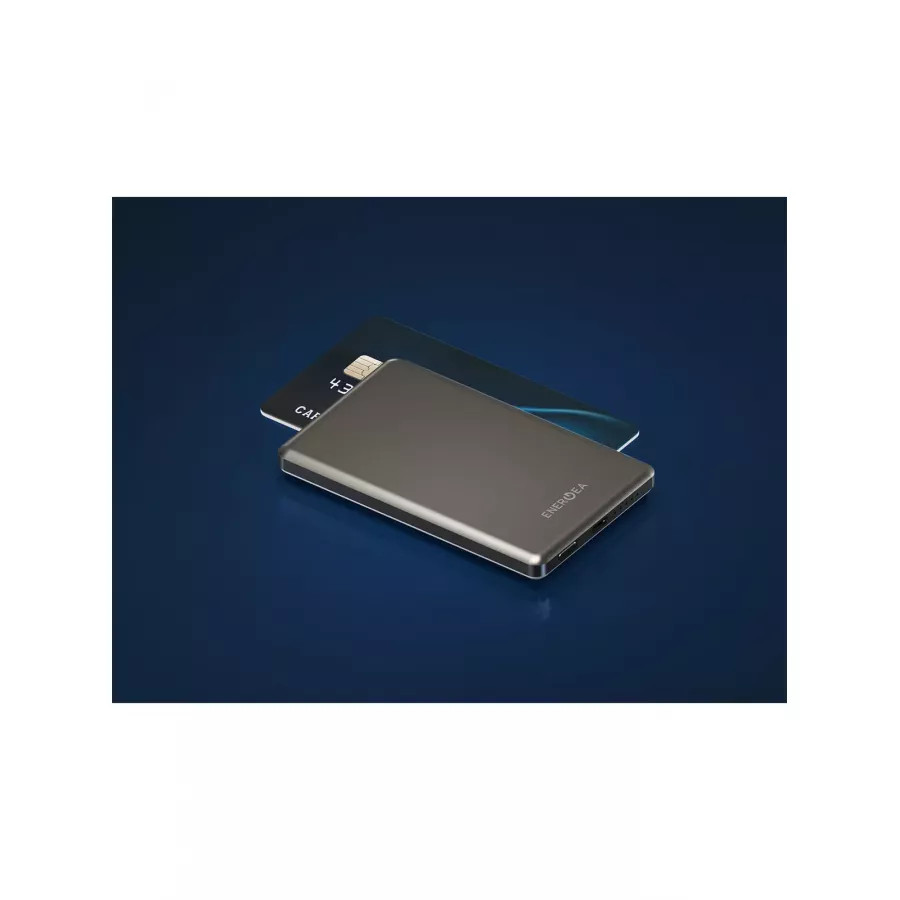 Купить Внешний аккумулятор EnergEA AluPack mini 5K, 5000W Magnetic wireless 15W USB-C 20W, натуральный в Сочи. Вид 10
