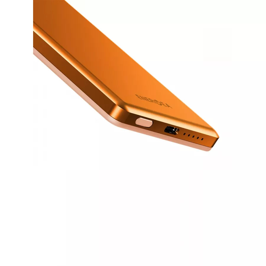 Купить Внешний аккумулятор EnergEA AluPack mini 5K, 5000W Magnetic wireless 15W USB-C 20W, оранжевый в Сочи. Вид 5