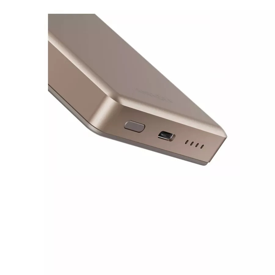 Купить Внешний аккумулятор EnergEA AluPack 10K, 10000мА/ч Magnetic wireless 15W USB-C 20W, золотой в Сочи. Вид 5