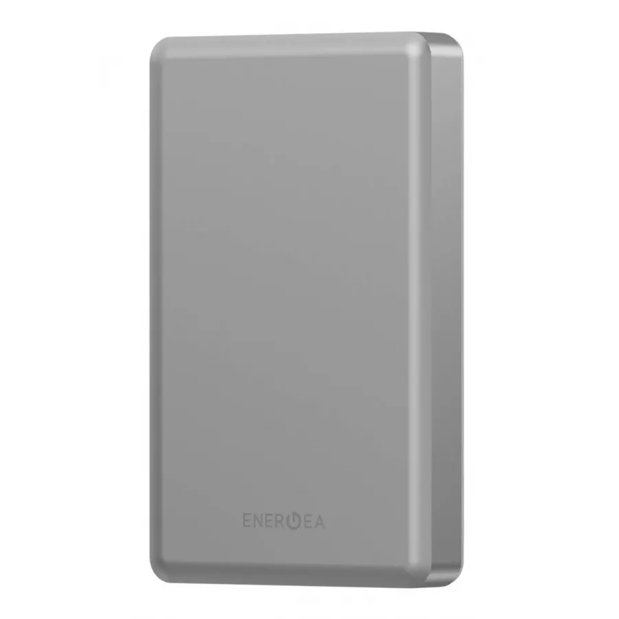 Купить Внешний аккумулятор EnergEA AluPack 10K, 10000W Magnetic wireless 15W USB-C 20W, натуральный титан в Сочи. Вид 1