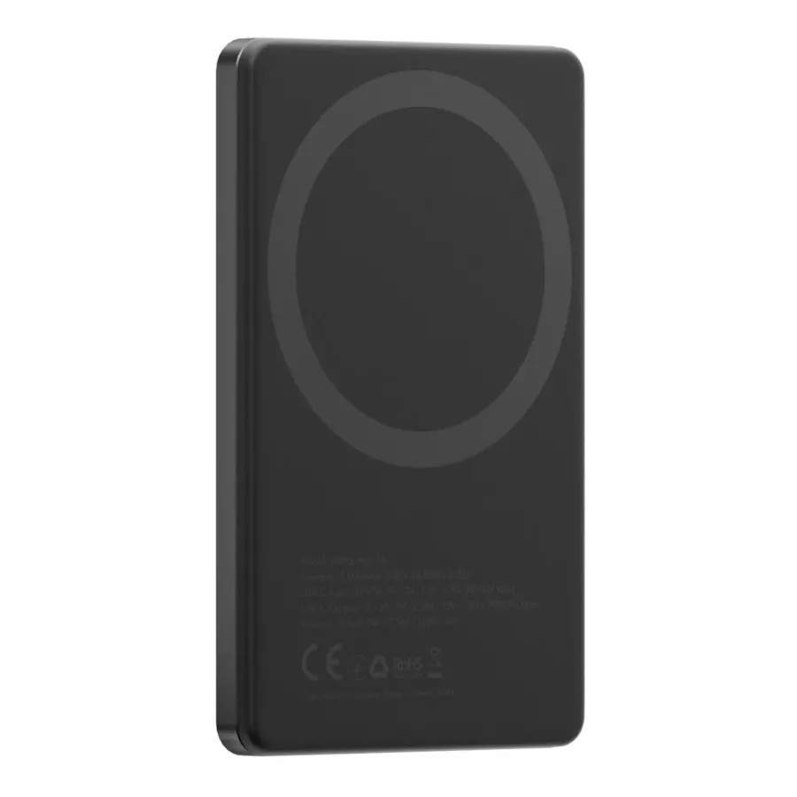Купить Внешний аккумулятор EnergEA AluPack mini 5K, 5000W Magnetic wireless 15W USB-C 20W, черный в Сочи. Вид 2