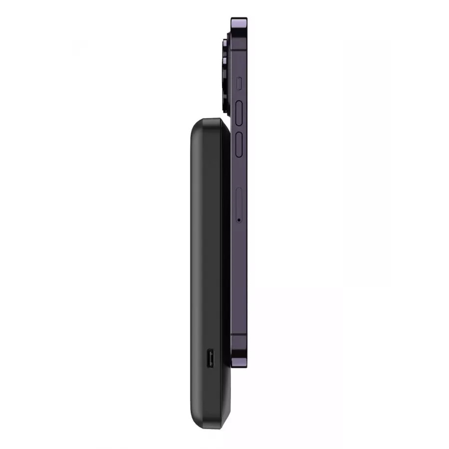 Купить Внешний аккумулятор EnergEA Bazic GoPower MAG, 10000W Magnetic wireless 15W USB-C+A 20W +Watch charger, черный в Сочи. Вид 2