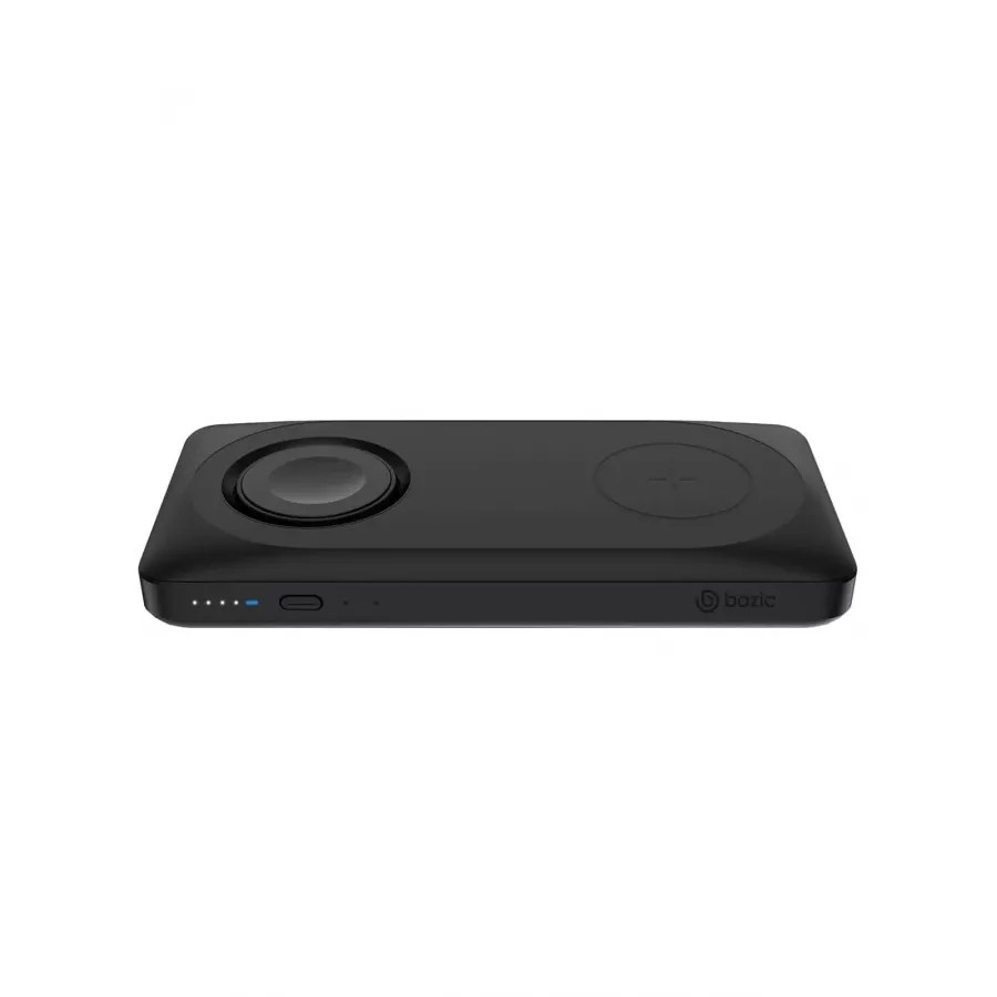 Купить Внешний аккумулятор EnergEA Bazic GoPower MAG, 10000W Magnetic wireless 15W USB-C+A 20W +Watch charger, черный в Сочи. Вид 3
