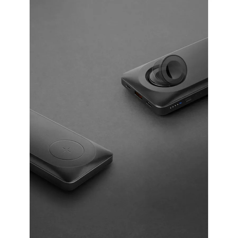 Купить Внешний аккумулятор EnergEA Bazic GoPower MAG, 10000W Magnetic wireless 15W USB-C+A 20W +Watch charger, черный в Сочи. Вид 8