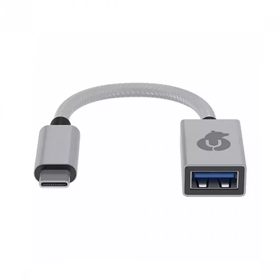 Купить Адаптер USB-C - USB 3.0 uBear hub Link для устройств с разъемом USB-А/USB-C, серебристый в Сочи. Вид 1