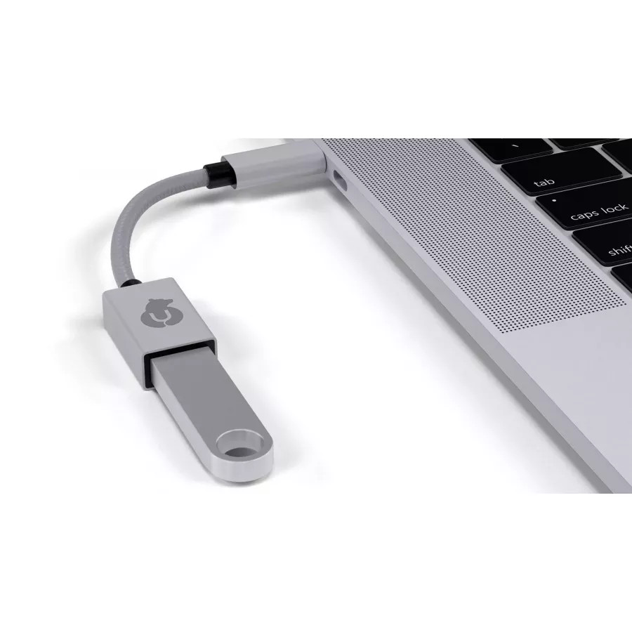 Купить Адаптер USB-C - USB 3.0 uBear hub Link для устройств с разъемом USB-А/USB-C, темно-серый в Сочи. Вид 3