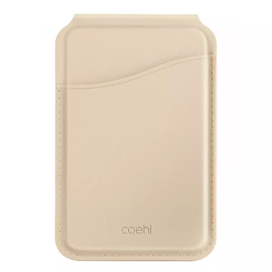Купить Магнитный бумажник Uniq COEHL ESME Magnetic cardholder with Mirror and Stand, Cream в Сочи. Вид 1