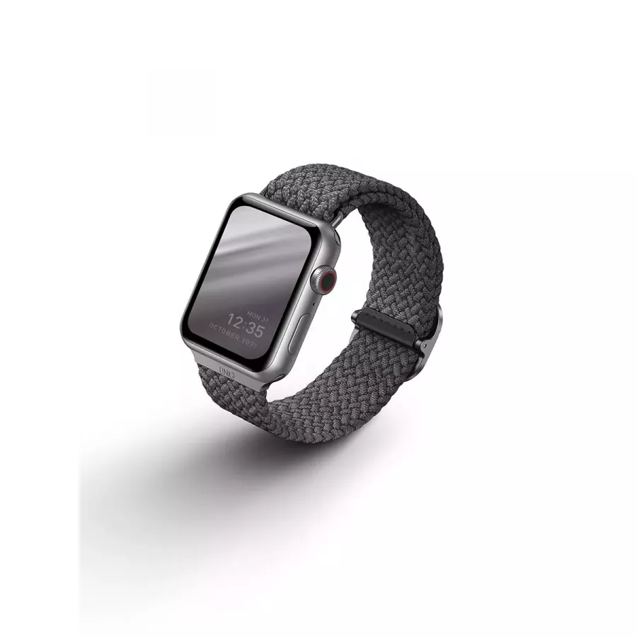 Купить Ремешок Uniq ASPEN Strap Braided для Apple Watch All series 38,40,41мм, Grey в Сочи. Вид 1