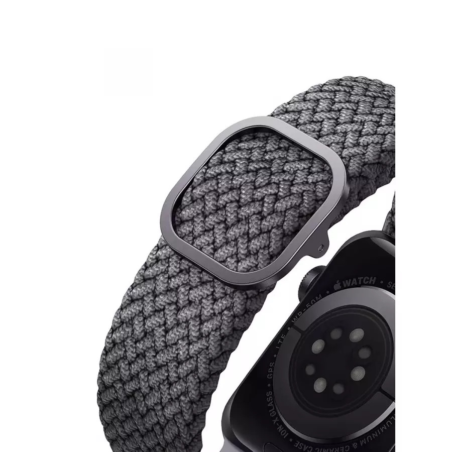 Купить Ремешок Uniq ASPEN Strap Braided для Apple Watch All series 38,40,41мм, Grey в Сочи. Вид 5