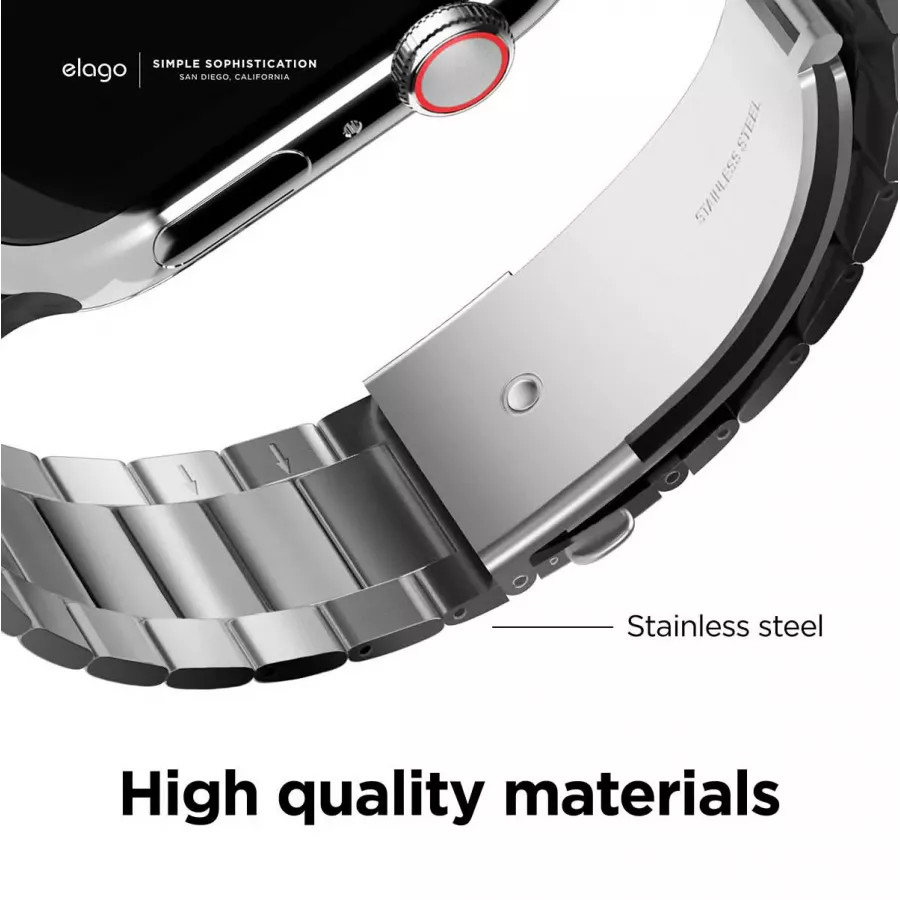 Купить Ремешок Elago Metal Band для Apple Watch 40/41 мм, серебристый в Сочи. Вид 3