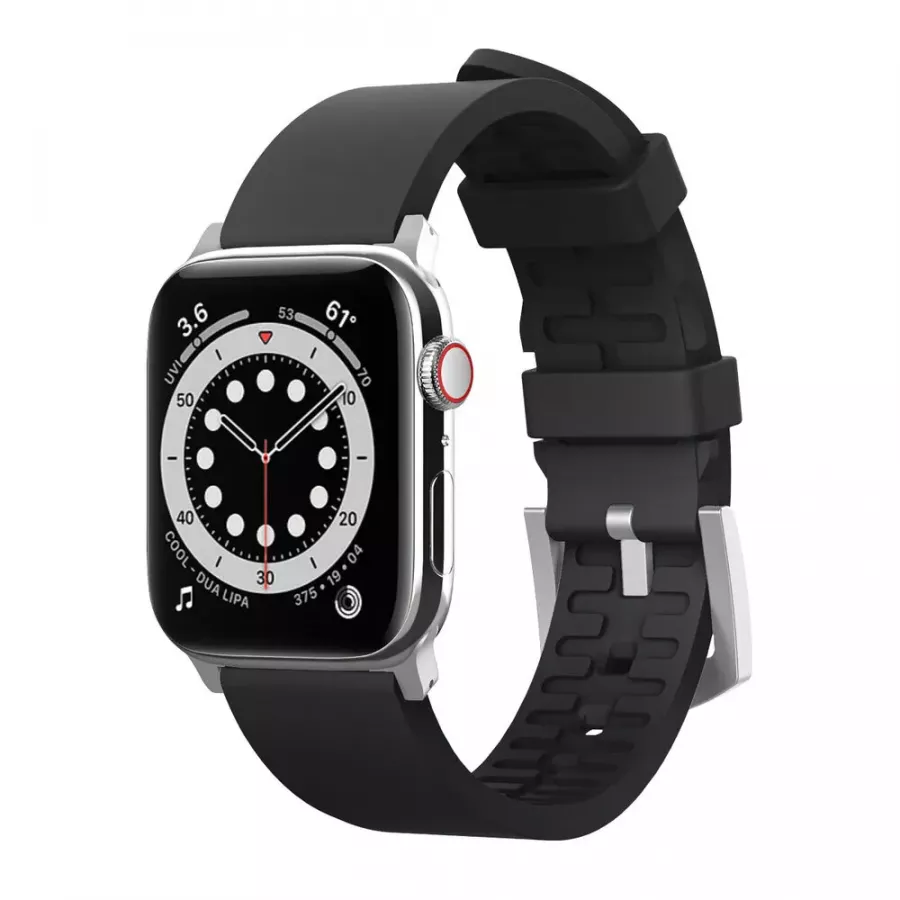 Купить Ремешок Elago Sport Rubber strap для Apple Watch 38/40/41мм, черный в Сочи. Вид 1