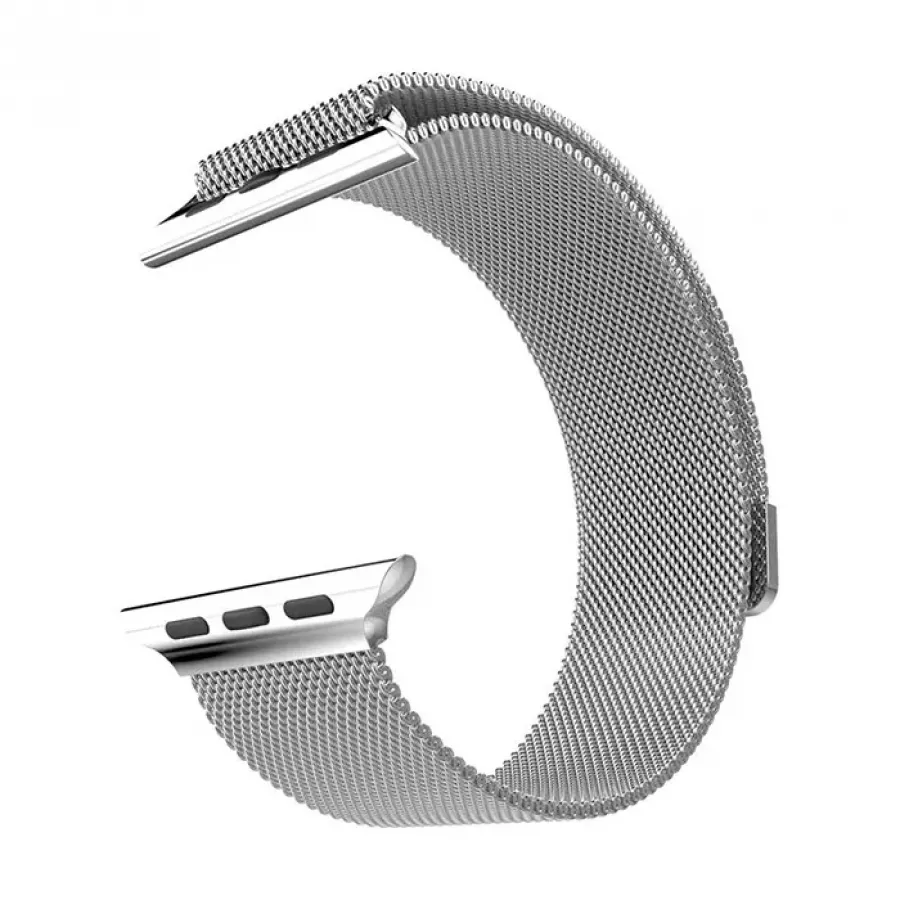 Миланский сетчатый браслет для Apple Watch 42/44mm - Серебристый. Вид 1