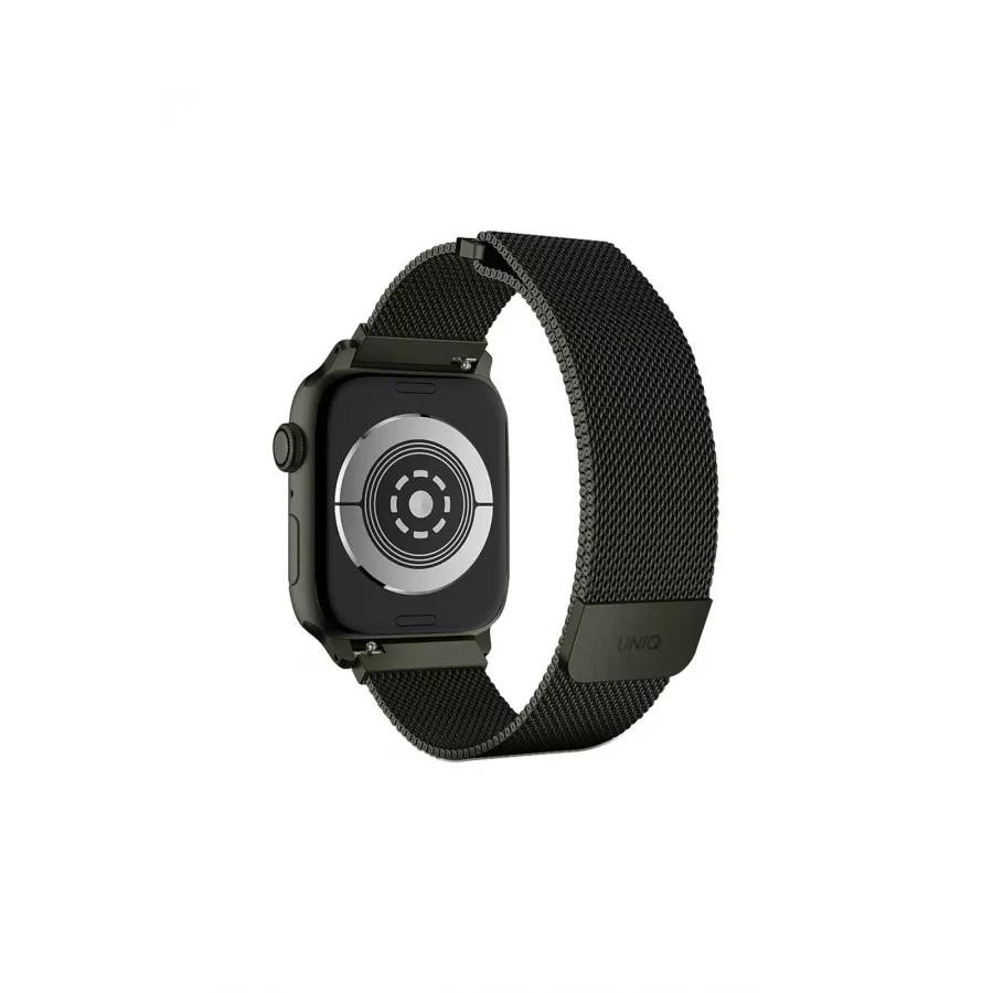 Купить Ремешок Uniq Dante Strap Mesh Steel для Apple Watch 45/44/42мм, Green в Сочи. Вид 2