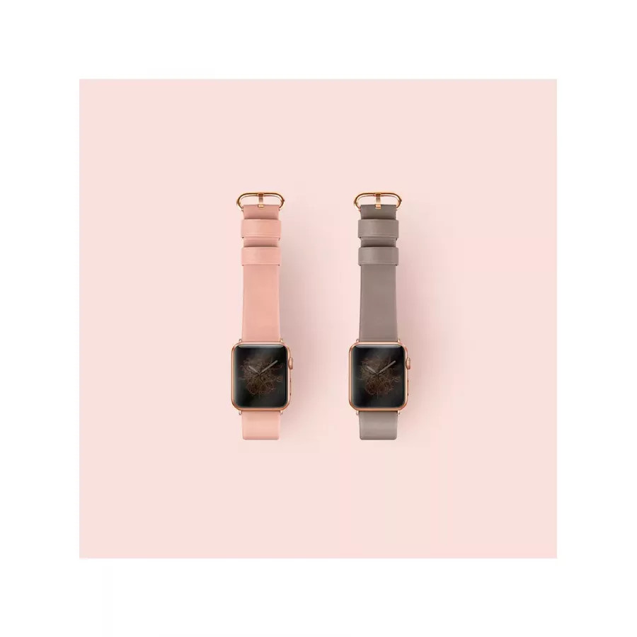 Купить Ремешок Uniq Mondain Strap Leather для Apple Watch 3/4/5/6/se 40мм, Beige в Сочи. Вид 3