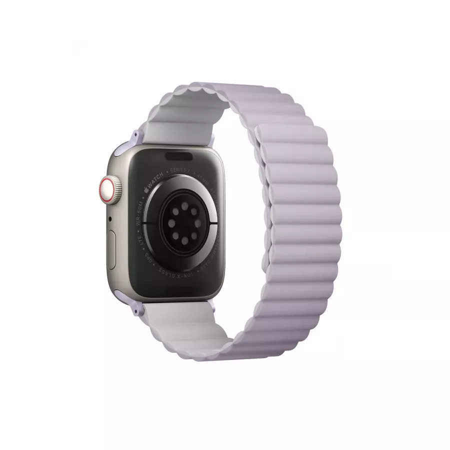 Купить Ремешок Uniq Revix reversible Magnetic для Apple Watch 41/40/38мм, Lilac/White в Сочи. Вид 2