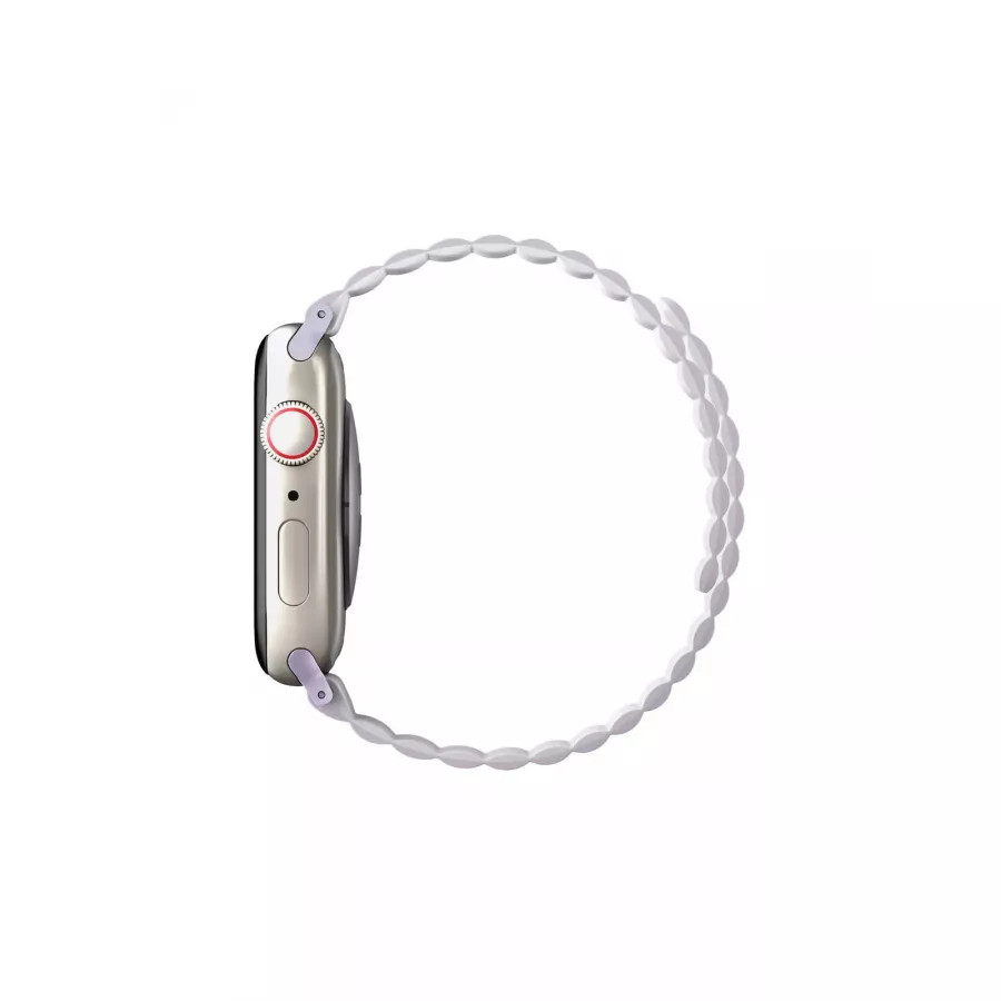 Купить Ремешок Uniq Revix reversible Magnetic для Apple Watch 41/40/38мм, Lilac/White в Сочи. Вид 3