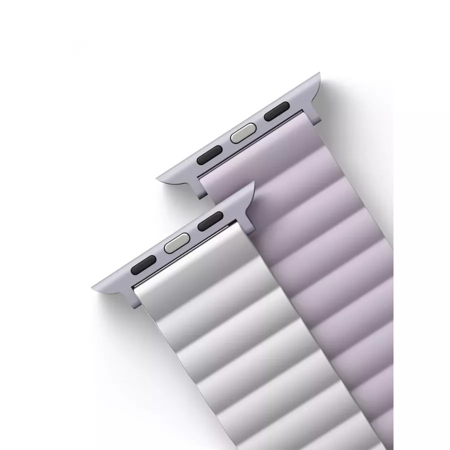 Купить Ремешок Uniq Revix reversible Magnetic для Apple Watch 41/40/38мм, Lilac/White в Сочи. Вид 5