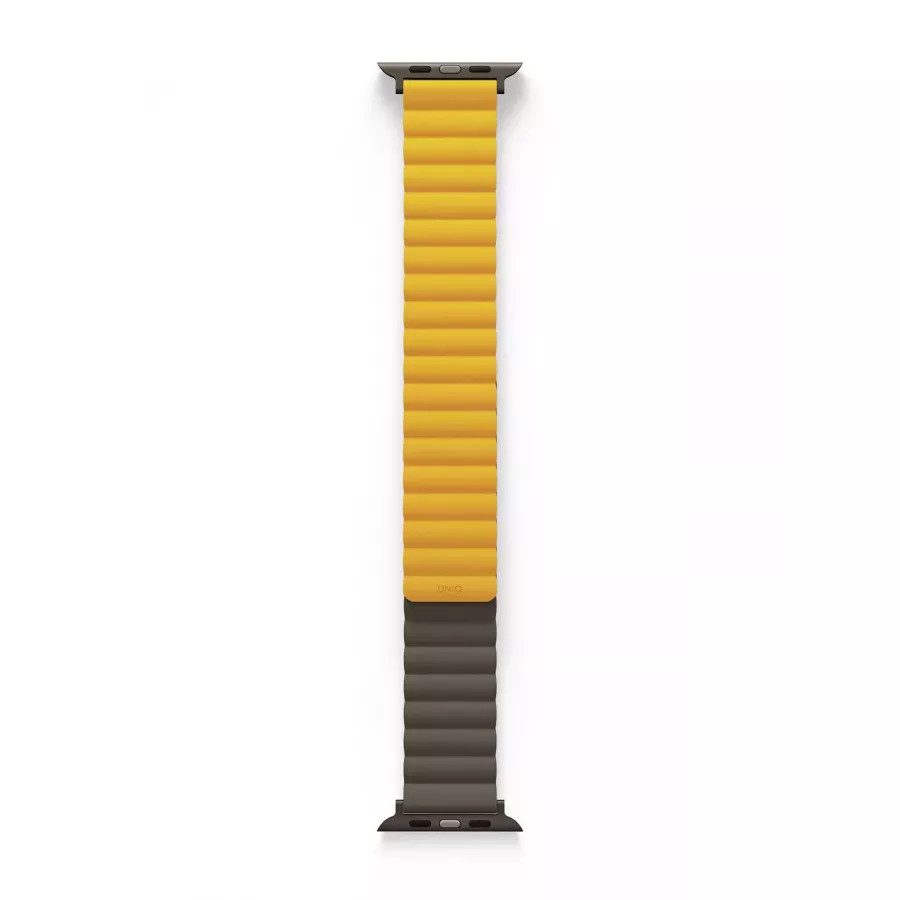 Купить Ремешок Uniq Revix reversible Magnetic для Apple Watch 49/45/44/42мм, Mustard/Khaki в Сочи. Вид 8