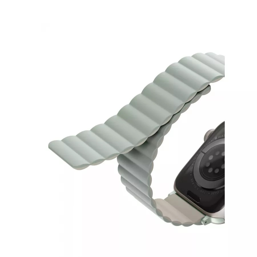 Купить Ремешок Uniq Revix reversible Magnetic для Apple Watch 49/45/44/42мм, Sage/Beige в Сочи. Вид 7