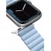 Купить Ремешок Uniq Revix reversible Magnetic для Apple Watch 49/45/44/42мм, White/Arctic Blue в Сочи. Вид 6
