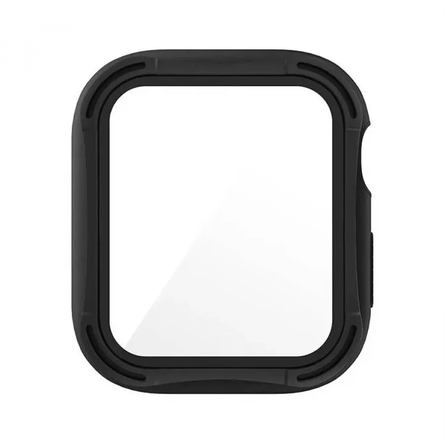 Купить Чехол Uniq TORRES +9H glass Anti-microbial для Apple Watch 4/5/6/SE 40mm, Black в Сочи. Вид 4