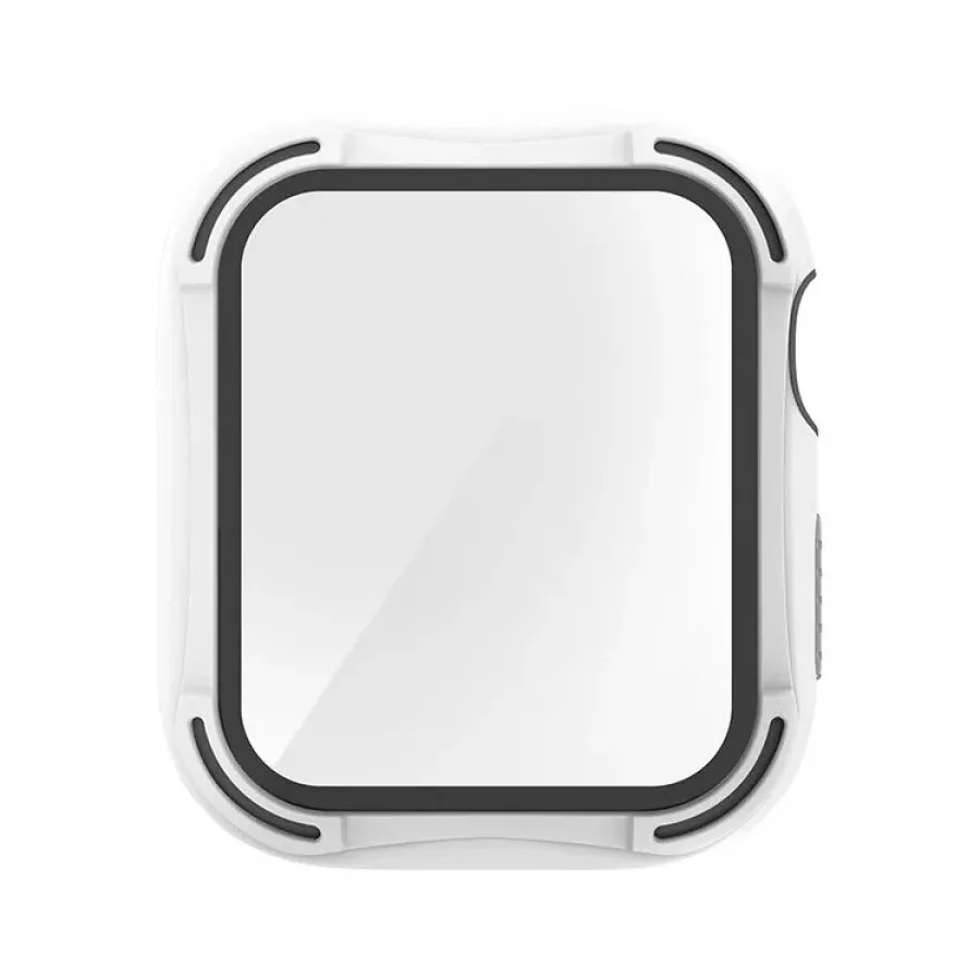 Купить Чехол Uniq TORRES +9H glass Anti-microbial для Apple Watch 4/5/6/SE 40mm, White в Сочи. Вид 4