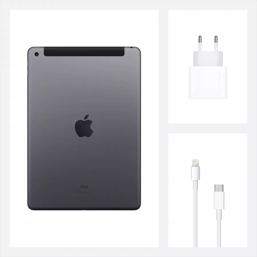 Купить Apple iPad 8 10.2" 2020 128ГБ Wi-Fi + Cellular "Серый космос" в Сочи. Вид 9